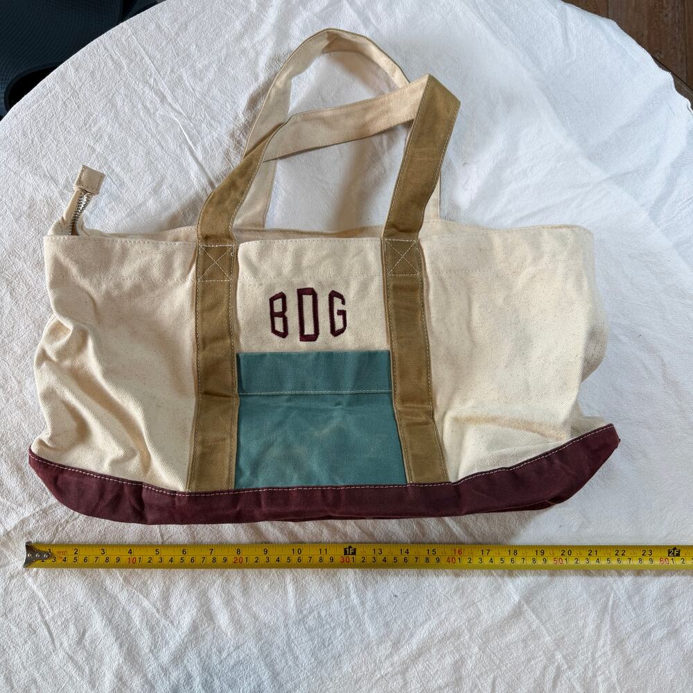 Urban Outfitter BDG Waxed Canvas Tote with Zips